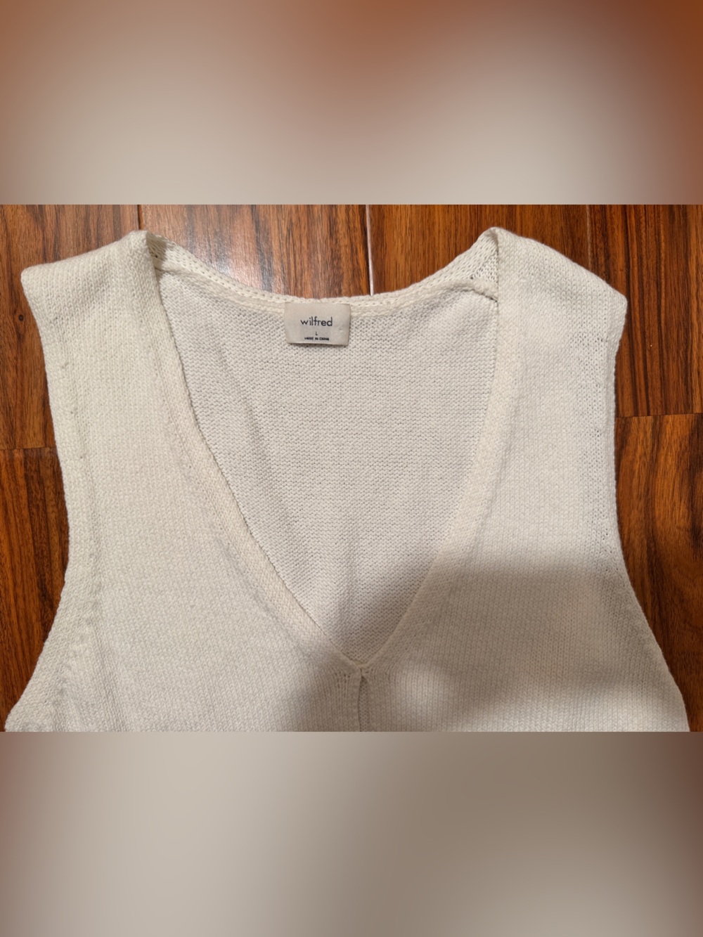 Aritzia Wilfred Basque Sweater Vest - Picture 6 of 6